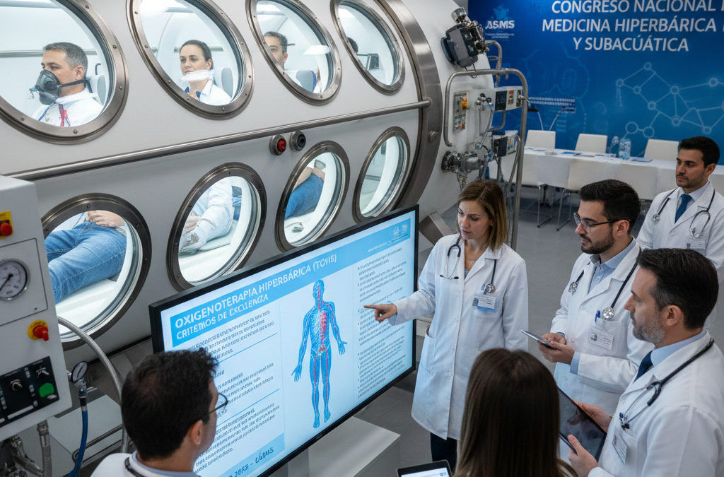 La ASEMHS establece la definición de oxigenoterapia hiperbárica