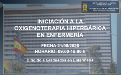 Curso de Iniciación a la Oxigenoterapia Hiperbárica en Enfermería